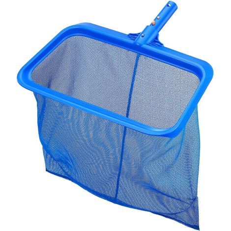 Épuisette profonde bleue pour bassins, idéale pour ramasser feuilles, insectes et débris. Convient aux bassins, fontaines, spas et baignoires.-AquaForge (1/5)