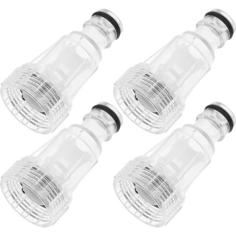 Filtre à Eau pour Nettoyeur Haute Pression 4pcs eur Rapide en Plastique Adaptateur Robinet pour Lavage Auto (1/5)