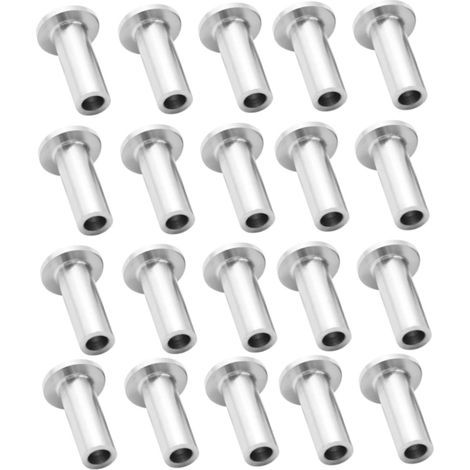 30pièces Manchon De Protection De Câble à Monter -même Pour Garde-corps Métallique Kit Foret Pour Terrasse Et Intérieur Extérieur (1/5)