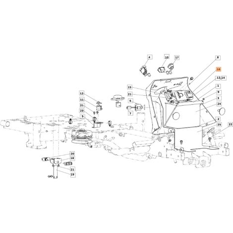 ORIGINAL EMAK SGN341271224R Rasenmäher-Elektronikplatine