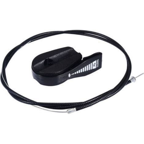 Kit de Remplacement de Commande Commutateur Câble d'accélérateur Universel de 39 po pour Tondeuses à Gazon de Jardin(Noir，1m) (1/5)
