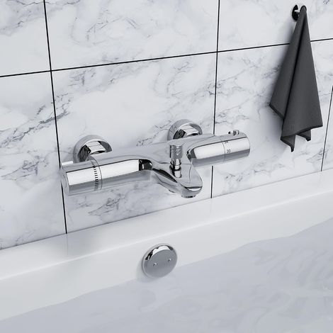 Mitigeur douche thermostatique, Robinet de douche thermostatique, Barre de douche thermostatique pour système de douche de salle de bain (1/5)