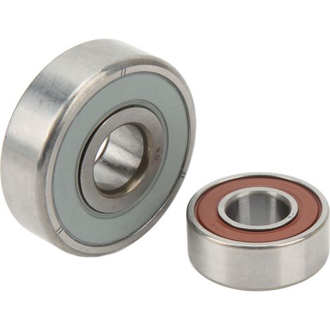 Kit 2 roulements d'alternateur Denso, petit et grand, alliage d'aluminium, réf. 949100-5010, remplacement 1J1, compatible alternateur, paire. (1/5)