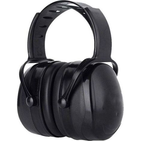 Casque Anti Bruit Adulte Réglable Confortable, avec Une Atténuation de SNR 38dB, pour Milieu Bruyant ou Stressant-Noir..