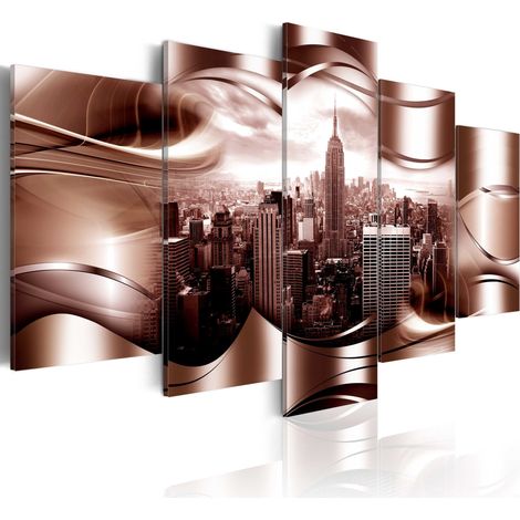 Quadro - New York borgogna - 200x100 (1/4)