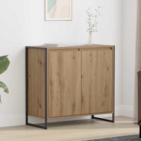 Seitenschrank Kunsthandwerk Eiche 79 x 36 x 75 cm Holzwerkstoff