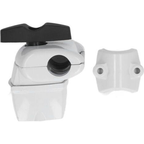 Poignée de porte coulissante ovale autocollante – 18 cm, gris, sans perçage, pour portes de grange, placards et fenêtres (1/5)