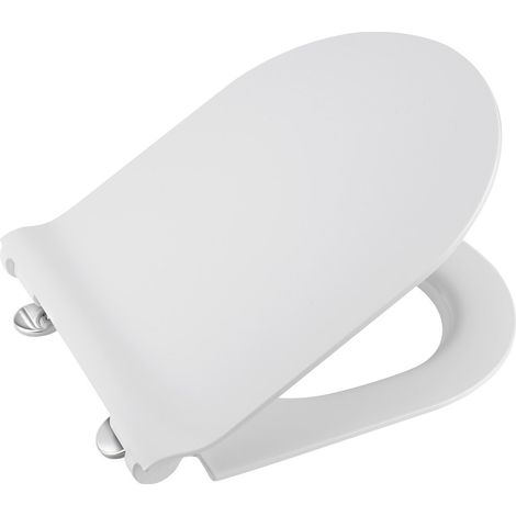 Abattant WC, SLIM, Soft Close, Quick Release, blanc/chrome (1/4)