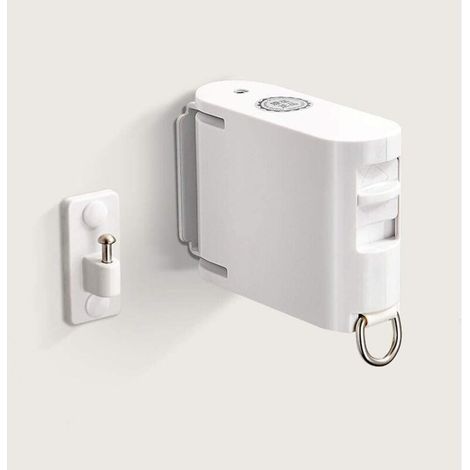 Tendedero retráctil, tendedero de TPU para interiores, tendedero retráctil, tendedero para secar ropa, tendedero para exteriores - Crezuo