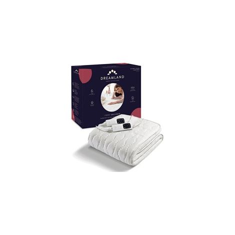 Couverture chauffante Dreamland Surmatelas chauffant Cosy Dreamer 150x160 cm Blanc (1/3)