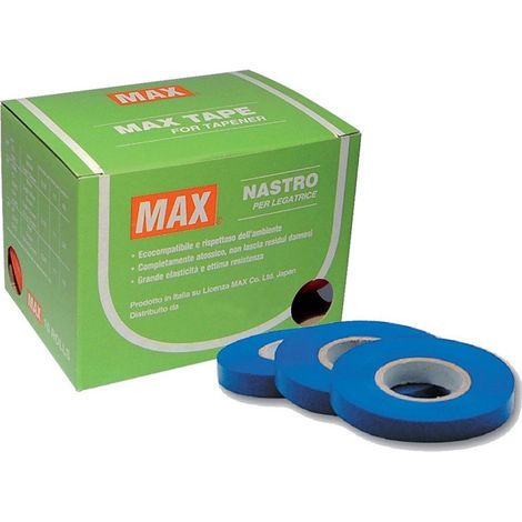 Nastro Pvc Blu Per Legatrici Max scatola 10 pz