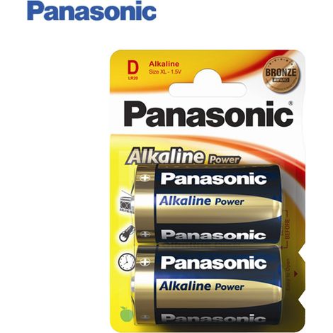 Panasonic Power Batteria Alcalina Blu e Oro confezione da 2