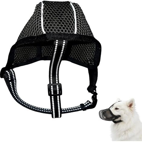 Museliere Petit Chien, Museliere Anti Aboiement, Museliere Anti Intoxication Chien, Convient pour Promenades des Petits Chiens (1/5)