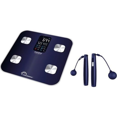 Impédancemètre connecté 180kg/100g + corde à sauter - Little Balance - 8683 (1/5)