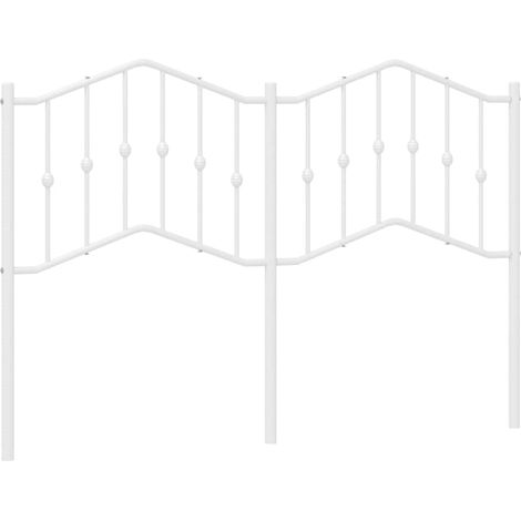 Maison Exclusive - Cabecero de repuesto de metal blanco 150 cm