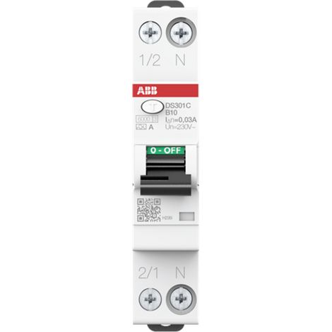 ABB 2CSR255163R1105 FI-Schutzschalter/Leitungsschutzschalter     10 A