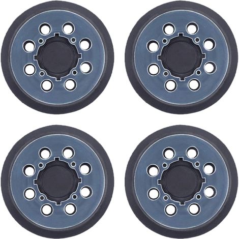 4 patins ponçage 125mm 8 trous - Compatible DeWalt DWE6423/DW420 - Remplacement direct - RSP54 équivalent (1/5)