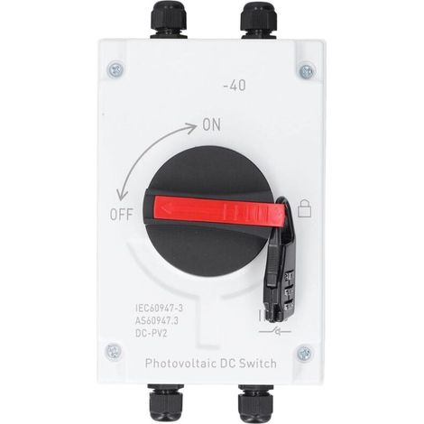 Ej.Life DC1000V 32A Solar-Photovoltaik-DC-Schalter-Combiner-Box mit Solaranschluss für Solarstromsystem (1/4)