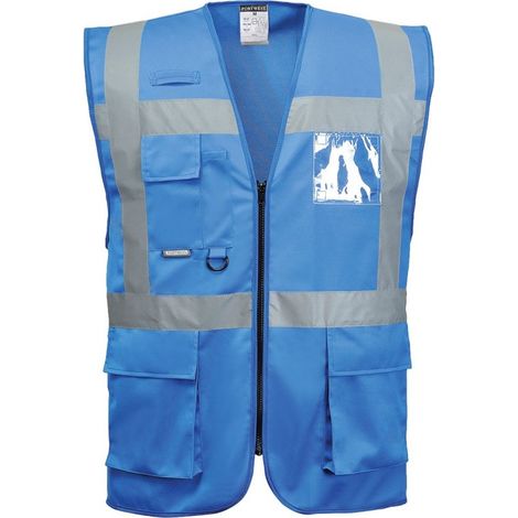 Gilet haute visibilité Portwest Iona Executive Bleu Royal 3XL (1/2)