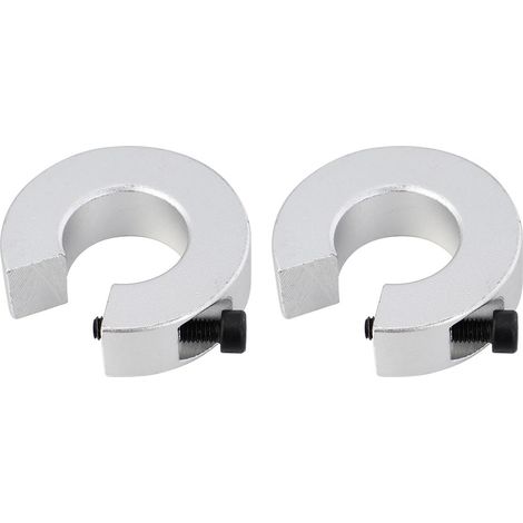 Colliers D'arrêt Lot de 2 Set de Set de Pièces en Alliage D'aluminium Haute Précision et Fonctionnement Pratique pour Rail Linéaire Sbr pour Pièces Cnc (1/5)