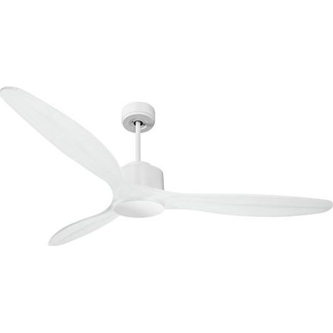 Modulo de KlassFan - Super destratificateur et ventilateur DC 166 cm Blanc pales bois blanc sans Lumière 30 à 60 m²