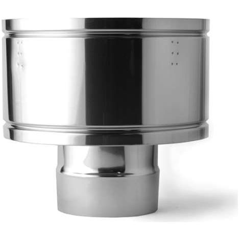 Terminale antintemperie Inox Conix mono Ø 80 mm