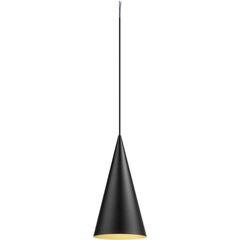 Suspension MAGICO 20 intérieur noir/or E27 10W max longueur câble 180cm - SLV - 1008502 (1/3)
