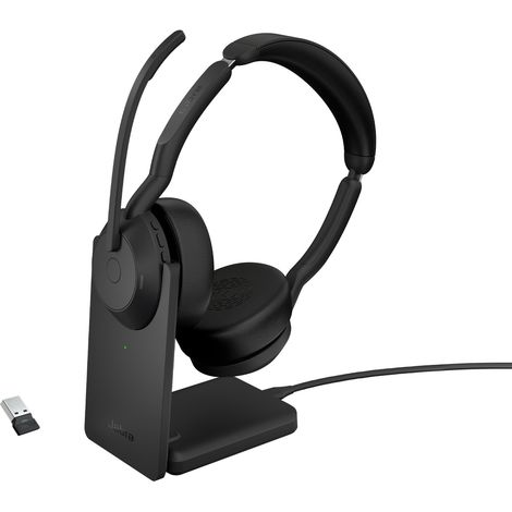 Caricabatterie per cuffie Jabra Evolve2 55 BT, colore nero (1/4)