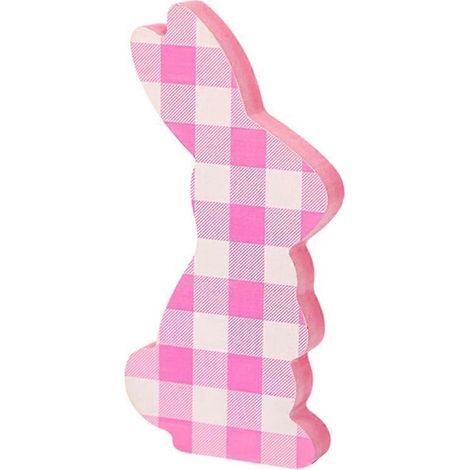 bunte Osterhasen-Osterdekorationen aus Holz, florale Ornamente für Zuhause, Frühlingsdekoration zum Aufhängen