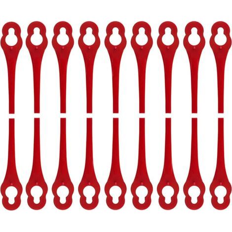 100 pièces lames de rechange compatibles avec coupe bordure IKRA IART 2520, lames en nylon pour IAT 20-1M (1/5)