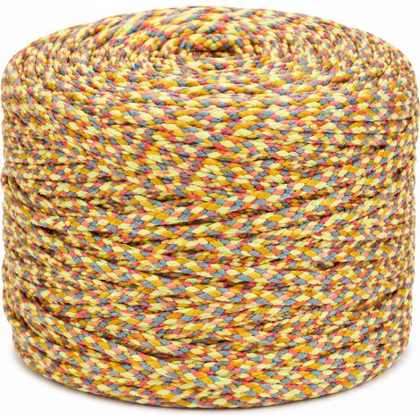 1 Rouleau Corde Macramé Coton 2mm 100 Verges Tressé DIY Décoration Murale Suspension Plante (1/5)
