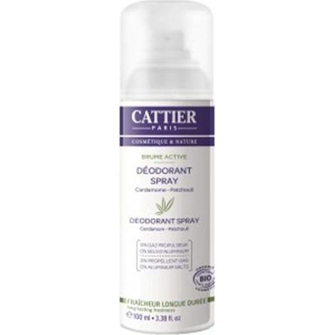 Cattier desodorante spray active 100ml