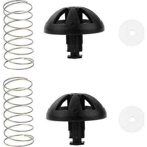 Panier-filtre à ressort avec bouchon inférieur pour cafetière - compatible avec les modèles 990117900. 990237500 et p20241126761 (1/5)