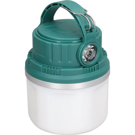 Tragbare LED-Campinglampe mit weichem und gleichmäßigem 360°-Licht für Outdoor-Wanderungen (grün) (1/5)