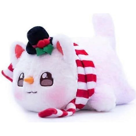 Niedliche Katzenplüschtiere, die alle möglichen Elemente und Katzen in einem Stück vereinen, das ideale Geschenk für Kinder, Freunde, Weihnachten, Halloween (Schneemannkatze). (1/5)