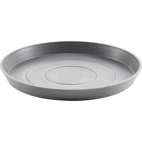 Ecopots Untersetzer rund 50 für Blumentopf - L 44,5 cm x B 44,5 cm x H 3,5 cm - Innen- und Außenbereich