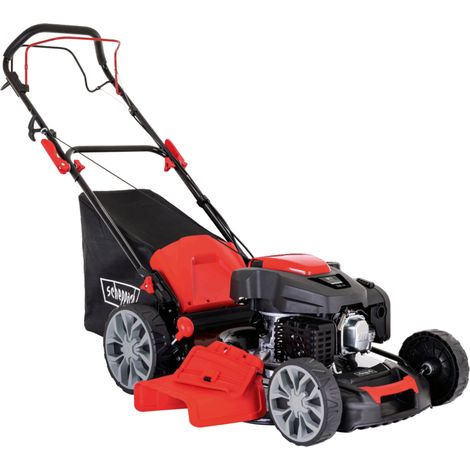 [JAMAIS UTILISE] Scheppach Tondeuse à gazon thermique MS225-56 - Autotractée - Largeur de tonte 53 cm - Moteur 4T de 224 cm3 - Bac 65 L - Éjection latérale et arrière, fonction de mulching