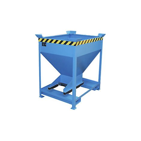 BAUER  Contenitore silo  a forma di imbuto  fisso con entrate