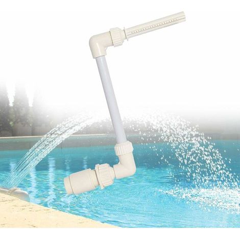 Fontaine cascade pour piscine, support de fontaine cascade, décoration de piscine avec cascade. (1/5)