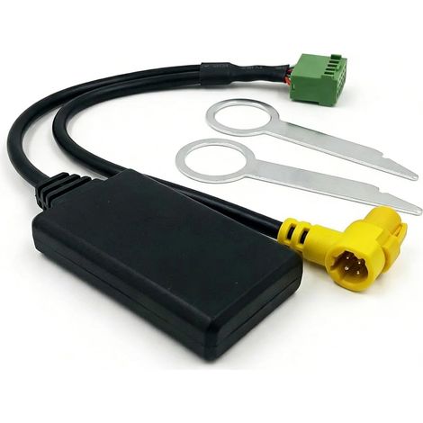 Adaptateur Bluetooth 5.0 avec filtre antiparasite contre le bruit du moteur compatible avec MMI 3G System A4 A6 Q5 Q7 A5 S5 Interface musicale sans fil pour port AMI Avec démontage renforcé (1/5)
