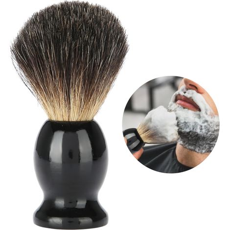 Brosse à barbe en bois portable pour barbier professionnel (1/5)