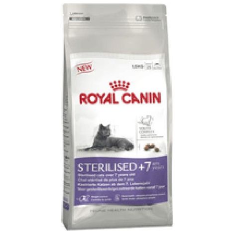 Croquettes Royal Canin stérilisées pour chats adultes de plus de 7 ans, saveur volaille, 1,5 kg