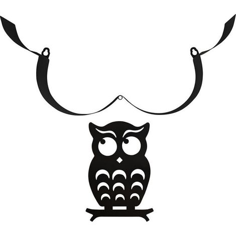 Promotional Toilet Paper Holder, Animal Shape Roll Holder, Iron Bathroom Toilet Paper Holder for Storage and Delivery - Standing Craft (Owl) (1/4)
