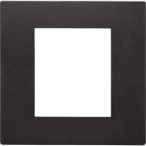Placa vimar linea 2 módulos negro - 30642.02