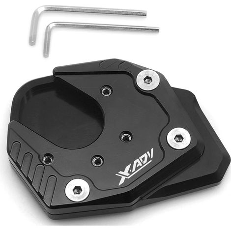 (noir xADV) Compatible avec HONDA X ADV XADV 750 NC750X/S 2017 2018 2019 2020 2021 2022 2023 2024 Béquille latérale, extension, plaque de support maxpower (1/3)