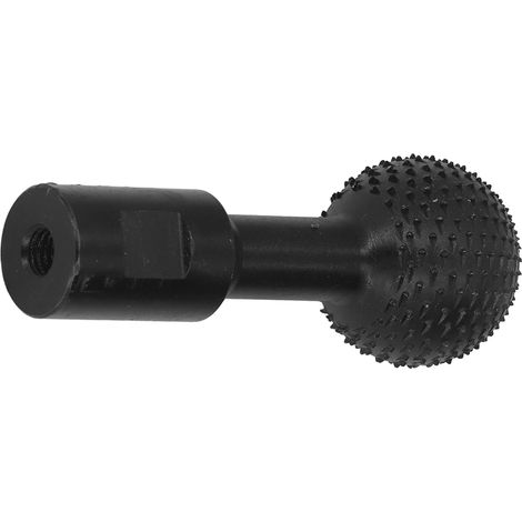Lime à bois sphérique carbure 10mm pour meuleuse d'angle 100mm, fraise rotative résistante à l'usure, noir (1/5)