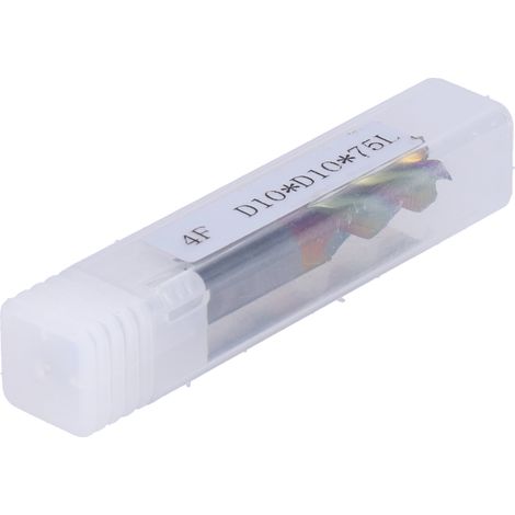 Fraise à spirale pour fraiseuse CNC, accessoire pour le traitement des métaux D10 x D10 x 75L (1/5)