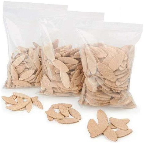 assortiment lamello d’assemblage type Lamello 20, 100 pièces/taille lamelle bois en hêtre massif Idéal pour fraiseuse bois/fraiseuse à lamelles (1/4)