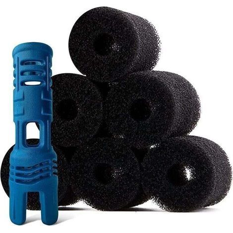 Buse anti-projection avec 6 brosses en mousse pour robot piscine Polaris 280, équivalent Tail Sweep Pro TSP10S, (1/4)