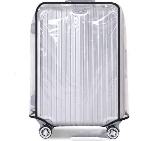 Funda transparente de PVC para equipaje - Impermeable/Resistente a los arañazos - Tamaño 26 (1/5)